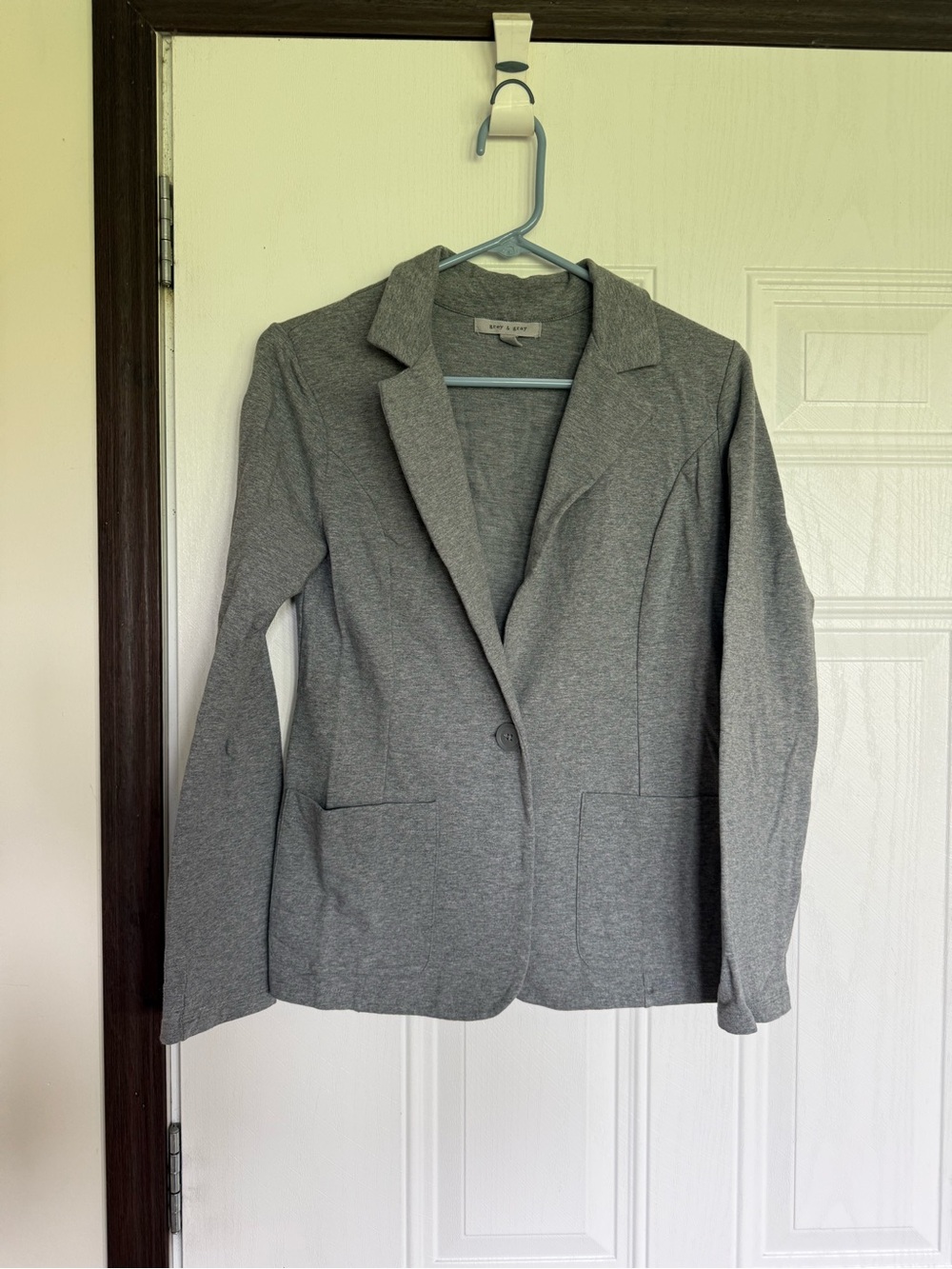 2 for $20 sale: Grey & Gray soft leisure single button blazer jacket - S